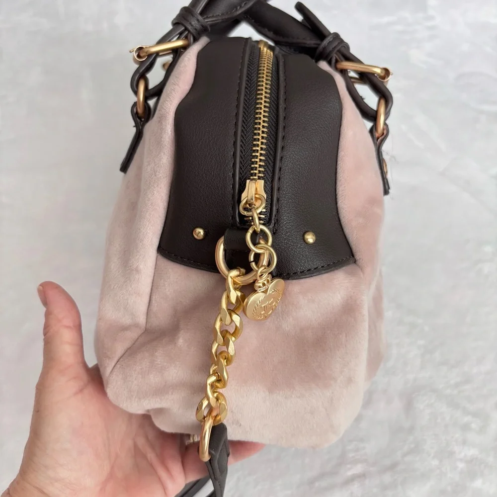 JUICY COUTURE The Key To Juicy Pink Satchel Handbag--NWT - Picture 7 of 15